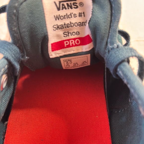 Vans Turquoise and White Casual Shoes - Picture 5 of 8